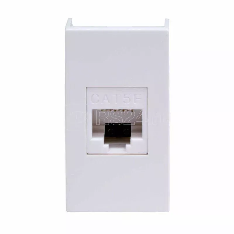 Розетка компьютерная 1-м 1мод. Viva RJ45 кат.5E бел. DKC 45038